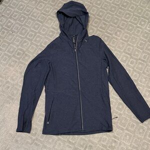 Lululemon men’s lightweight zipup hoodie size XS Navy